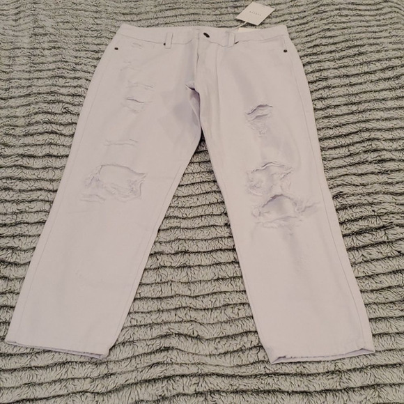 White distressed Kancan jeans size 28 - Picture 1 of 10